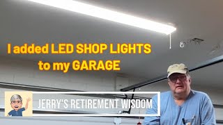 I added LED SHOP LIGHTS to my GARAGE [upl. by Scoter733]