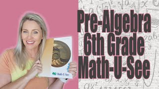 OUR 6TH GRADE MATH PRE ALGEBRA  Math U See  Demme  Homeschool Middle School Math 2023 2024 6th [upl. by Aelat]