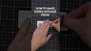 👀 See How to make Fusible Applique Pieces [upl. by Enirod]