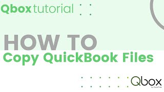 Qbox Tips amp Tricks  Copy QuickBooks Files [upl. by Priscella]