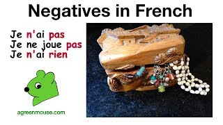 Negatives in French  A Twitter Story [upl. by Lihcox942]