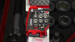 Hilti SSWS 38 Socket Set [upl. by Fredi]