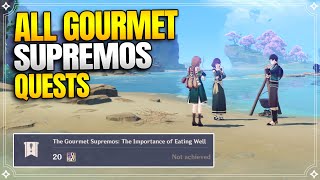 Gourmet Supremos  World Quests and Puzzles 【Genshin Impact】 [upl. by Conte]