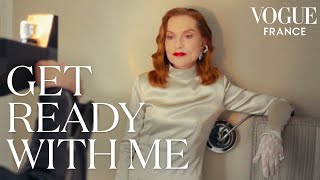 Isabelle Huppert se prépare pour le Met Gala 2024  Vogue France [upl. by Eillom]