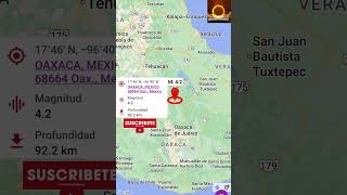 OAXACA MEXICO 68664 Oax México  alerta sismo temblor sismo noticias [upl. by Aciraj]