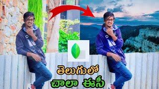 How to change photo background with snapseed  By prasads Arts [upl. by Aitret888]