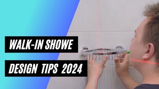 Walkin Shower Design Tips in 2024 [upl. by Dickson]