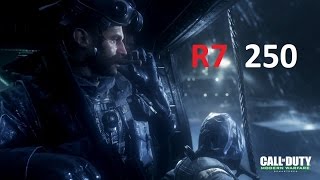 Call of Duty Modern Warfare Remastered on R7 250 optimal Settings Benchmark [upl. by Bartram]