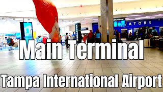 ✈️🚶TPA Main Terminal  Tampa International Airport Tampa Bay FL [upl. by Anrym534]