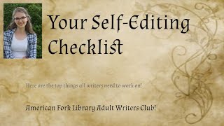 Your SelfEditing Checklist [upl. by Casilde]