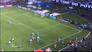 ADRIANO BRUTALLY KNOCKS DOWN BALL BOY  CORINTHIANS SANTOS HD [upl. by Budd]