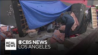 Inside Safe operation offers temporary housing to more than 30 people at encampment in Hollywood [upl. by Bushey438]