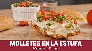 Molletes con Pico De Gallo o salsa Mexicana [upl. by Nellahs]