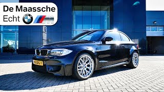 BMW 1M Coupe Rijtest Review  BMW M De Maassche Echt [upl. by Luapnaej200]