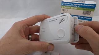 Honeywell XC100 Koolmonoxidemelder review unboxing [upl. by Zzahc]