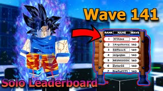 How To Get Wave 141 Solo Leaderboard Without buff  All Star Tower Defense [upl. by Leor531]