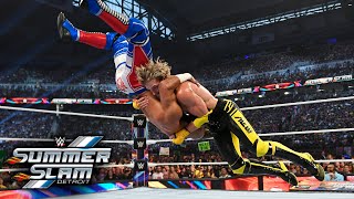 Ricochet vs Logan Paul SummerSlam 2023 Highlights [upl. by Shelly448]