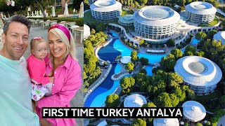 FIRST TIME ANTALYA TURKEY  ALL INCLUSIVE CALISTA LUXURY RESORT [upl. by Nnylkcaj976]