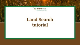 ArdhiSasa  Land Search tutorial [upl. by Mcdade]