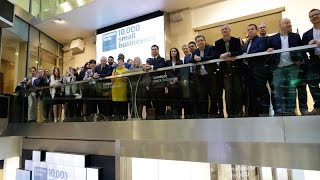 Goldman Sachs 10000 Small Businesses UK alumni open the London Stock Exchange [upl. by Cheria628]