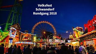 Volksfest Schwandorf Rundgang 2018 [upl. by Fernand]