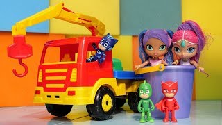 Die Pyjamahelden helfen den Meerjungfrauen Video mit PJ Masks Spielzeuge [upl. by Aititil]