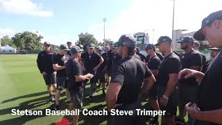 Stetson University Baseball Practice [upl. by Eiser914]