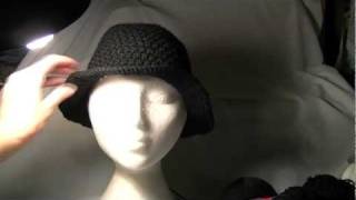 Crochet Hat  Turned Up Brim  Ideas on how I made it [upl. by Manya806]