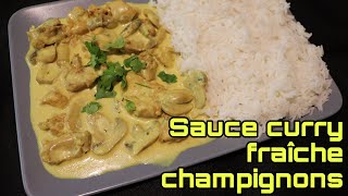 Sauce Curry Crème Fraîche  Recette Facile et Rapide [upl. by Vallery]