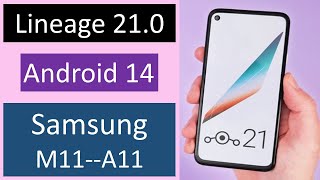 Lineage 210  Android 14 Custom ROM Samsung M11A11  BiteTech [upl. by Anidem]