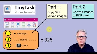 How to repeat actions on PC using quotTinyTaskquot  Copy online book to pdf [upl. by Narf]