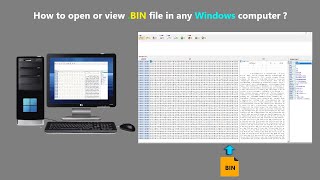 How to open or view BIN file in any Windows computer [upl. by Telimay]