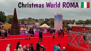 Christmas world Roma  il Natale nel Mondo  Villa Borghese Roma  Italia roma rome italia [upl. by Sillig502]