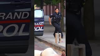 Man tries outrunning cops on skateboard funnyvideo funny shorts [upl. by Pirri231]