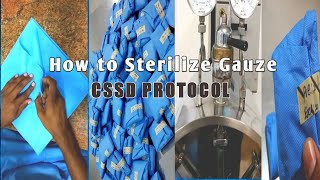 How to Sterilize Gauze  Procedure [upl. by Frazer]