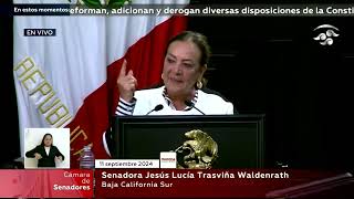 Poder Judicial ha estado al servicio de oligarquía de intereses extranjeros Sen Trasviña Morena [upl. by Laehpar]