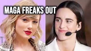 MAGA Supporters EXPLODE In Taylor Swift Tantrum After Caitlin Clark Move [upl. by Harrow]