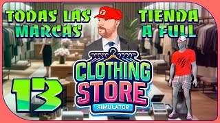 CLOTHING STORE SIMULATOR  TODAS LAS MARCAS EN LA TIENDA 13  PC  En Español [upl. by Allemahs]