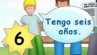 How old are you  ¿Cuántos años tienes  Calico Spanish Songs for Kids [upl. by Enowtna]