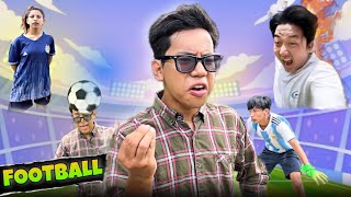 FOOTBALL  COMEDY VIDEO   JERRY LIMBU [upl. by Vil137]