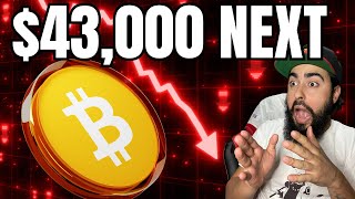 BITCOIN PRICE CRASH NEXT TARGET 43000 [upl. by Ellinet]