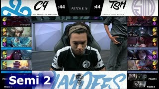 TSM vs Cloud 9  Game 2 Semi Finals S8 NA LCS Summer 2018  C9 vs TSM G2 [upl. by Richmond]