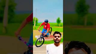 Beginner cycle stunt on road stunt cycle mtbstunt mtb downhill mtbpro mtbfun mtbchallenge [upl. by Mcquoid]