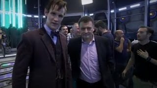 SPOILERS Behind the scenes The Time of the Doctor amp Matt Smiths regeneration  Doctor Who  BBC [upl. by Leahcimed473]