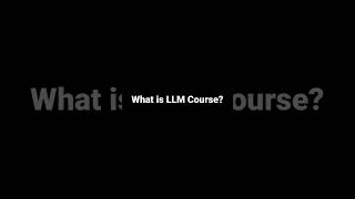 LLM कोर्स क्या है LLM Course Details in Hindi LLM Scope in India llmcourse [upl. by Lexie]