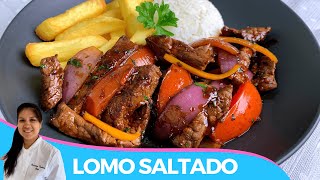 🇵🇪 LOMO SALTADO PERUANO  RECETA DELICIOSA Y SUPER JUGOSA [upl. by Neroled449]