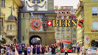 Weekend in Bern🇨🇭Switzerland  Walk in Summer☀️CasinoRestaurant Bern 4K  Summer in Switzerland [upl. by Yasdnyl895]