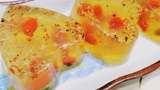 Osmanthus Jelly  Kwai Fa Ko  桂花糕 [upl. by Bohrer]