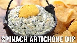 Spinach and Artichoke Dip Recipe  Ultimate Appetizer [upl. by Abrams730]