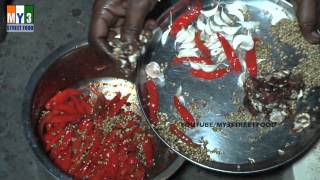 PANDU MIRAPAKAYA PACHADI  RED CHILI PICKLE  Rajahmundry Street Foods street food [upl. by Joane470]